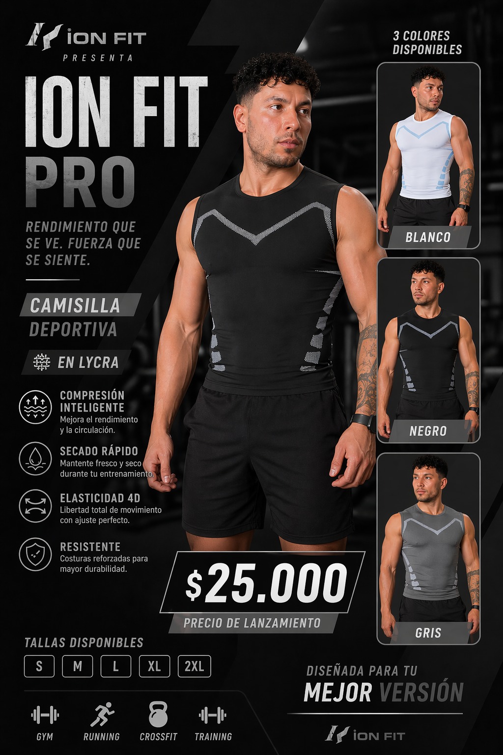 Camisilla Ionfit Pro